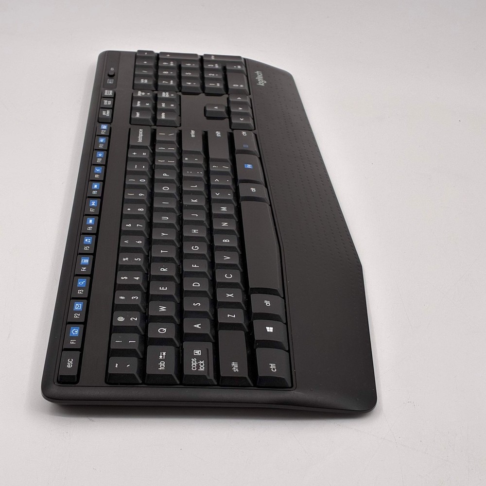 Logitech K345 Wireless Keyboard & M275 Mouse Bundle Black - Used A