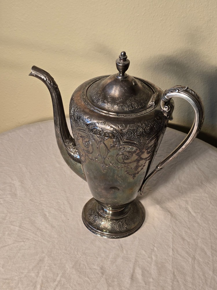 Wilcox Paisley Silver Pitcher
