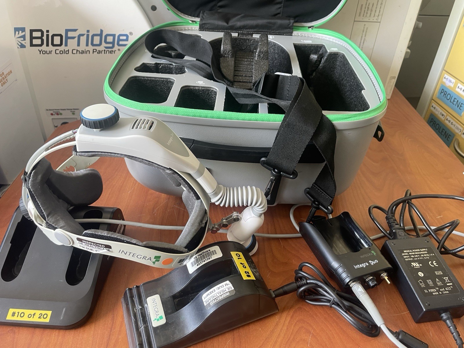 Integra Duo 90600/90624/90523/90621 LED Headlight, Battery Chargers and Hoster