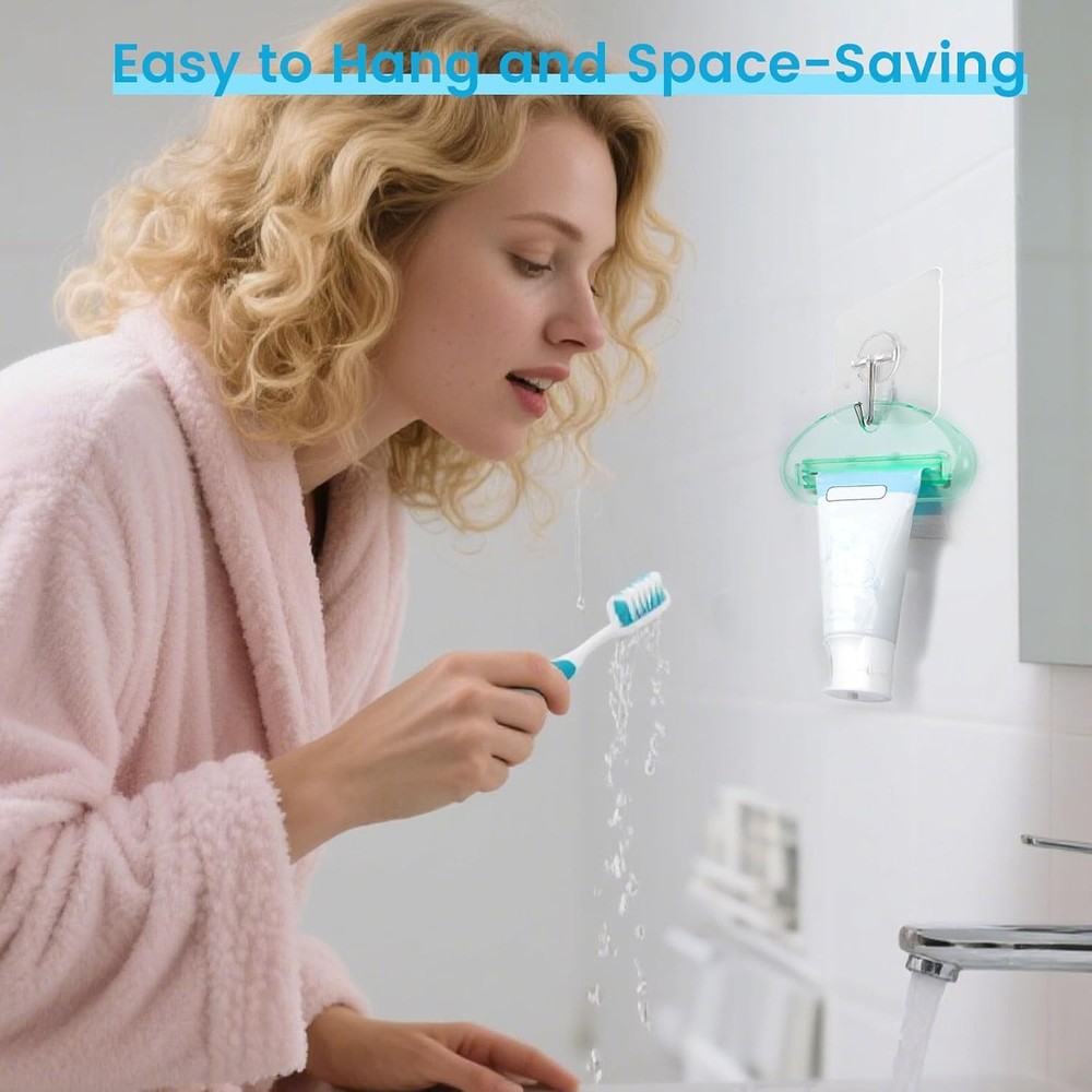 LOVEINUSA Toothpaste Tube Squeezer Dispenser, 10PCS Multicolor-6
