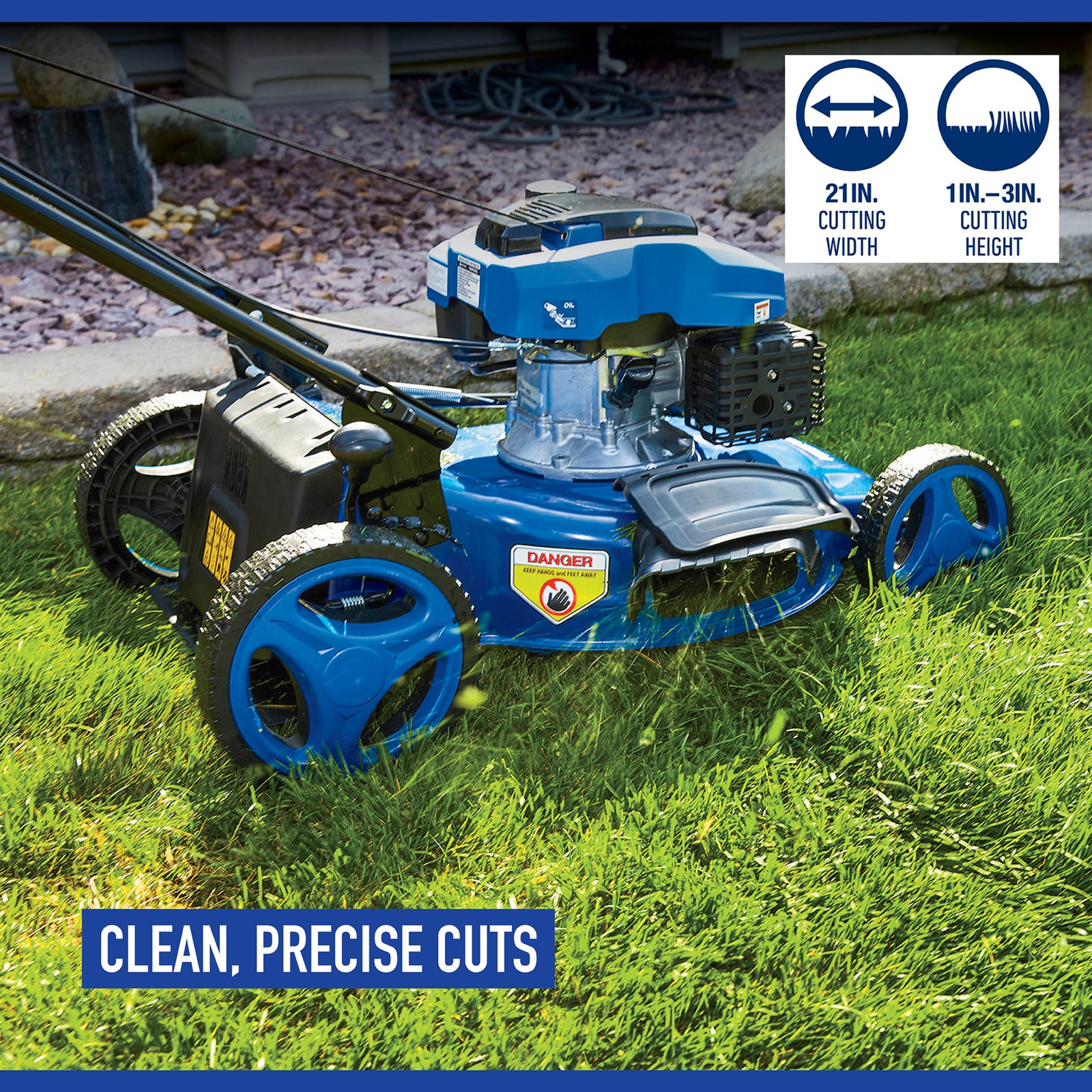 Powerhorse 21in. 3-in-1 Gas Lawn Mower, 200cc Engine