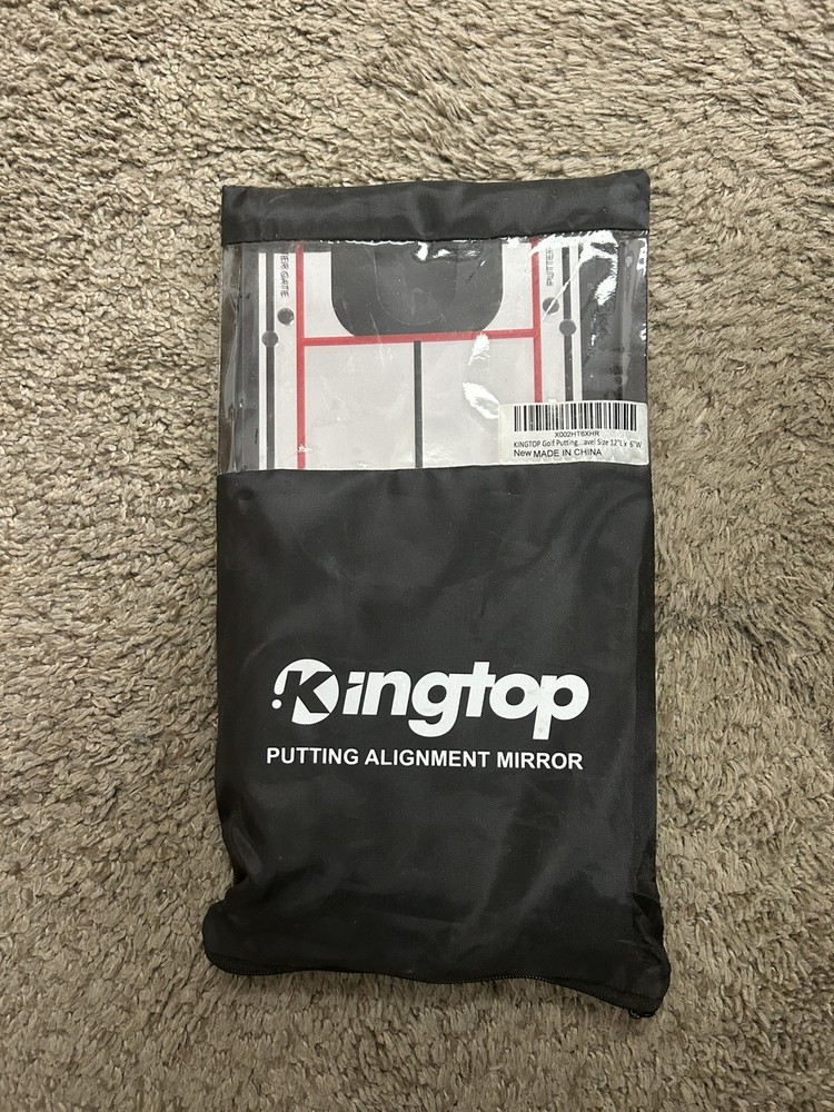 KINGTOP Classic Golf Putting Mirror - Portable Alignment Putting Training Aid...