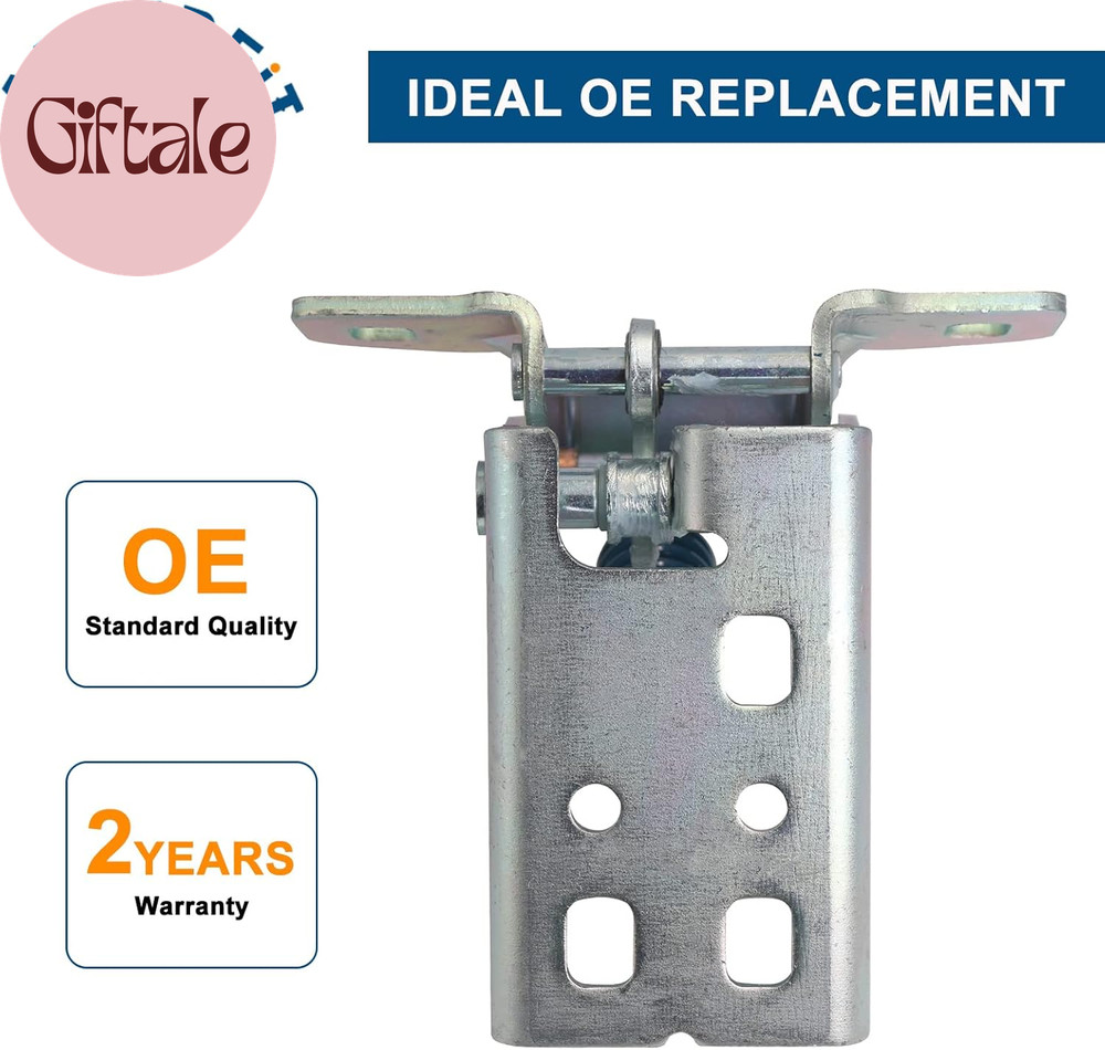 Upper Door Hinge for Front Door Left Driver Side Compatible with Dodge Ram 1500