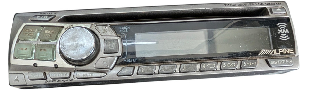 Alpine CDA-9820XM CD Player FACEPLATE ONLY