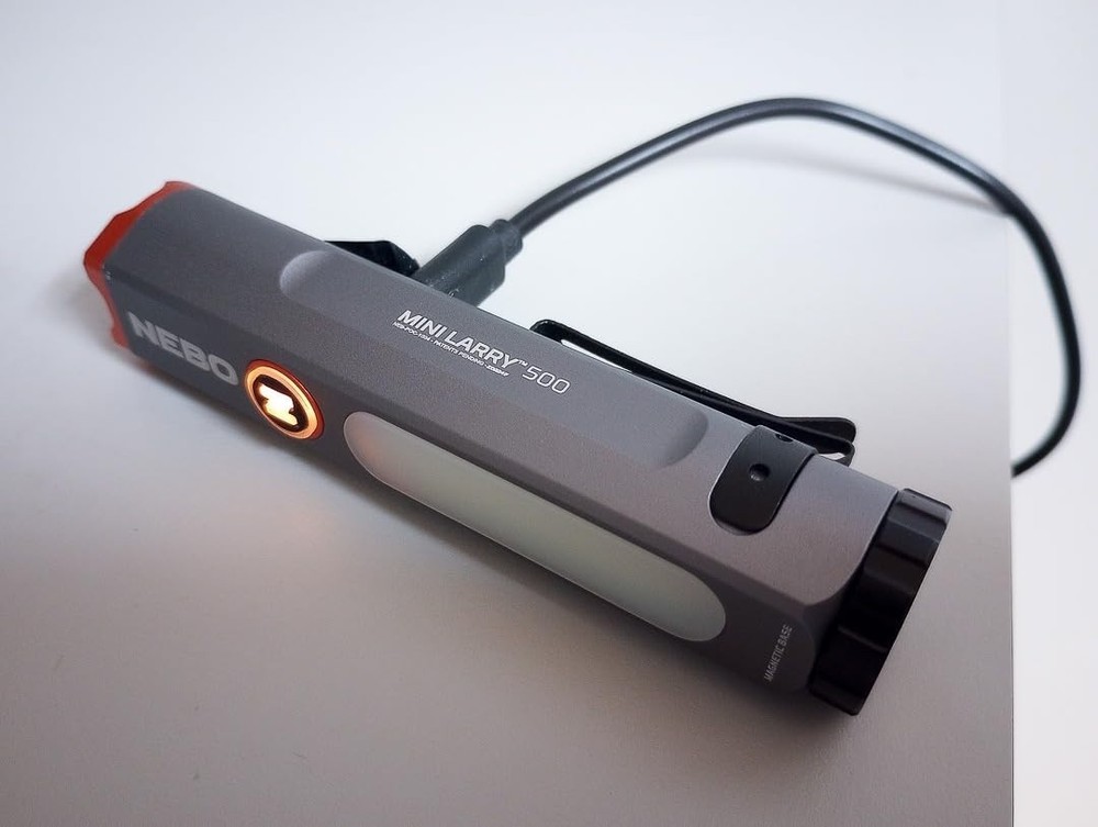 Mini Larry Pocket Flashlight 500 Lumen Waterproof Rechargeable Multitool