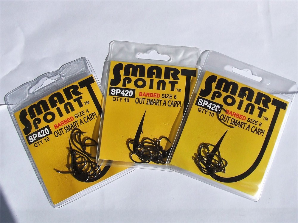 Smart Point SP420 Anti Eject Hooks Barbed - Carp Coarse