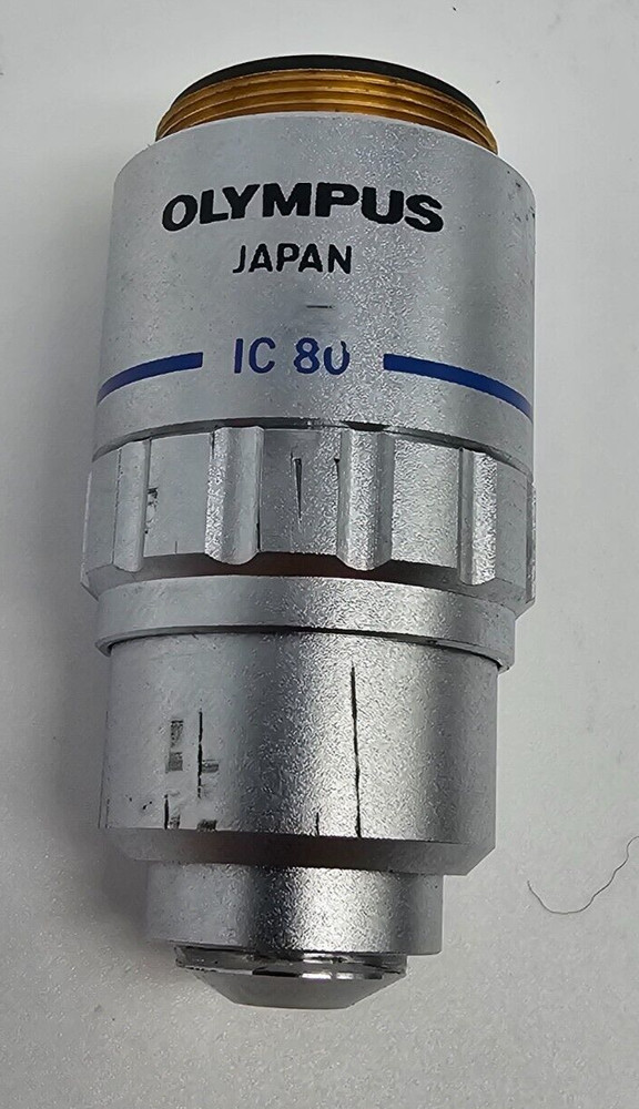 Olympus MDPlan 80x MD Plan 0.90 f=180 Microscope Objective Pre-owned w/ Case
