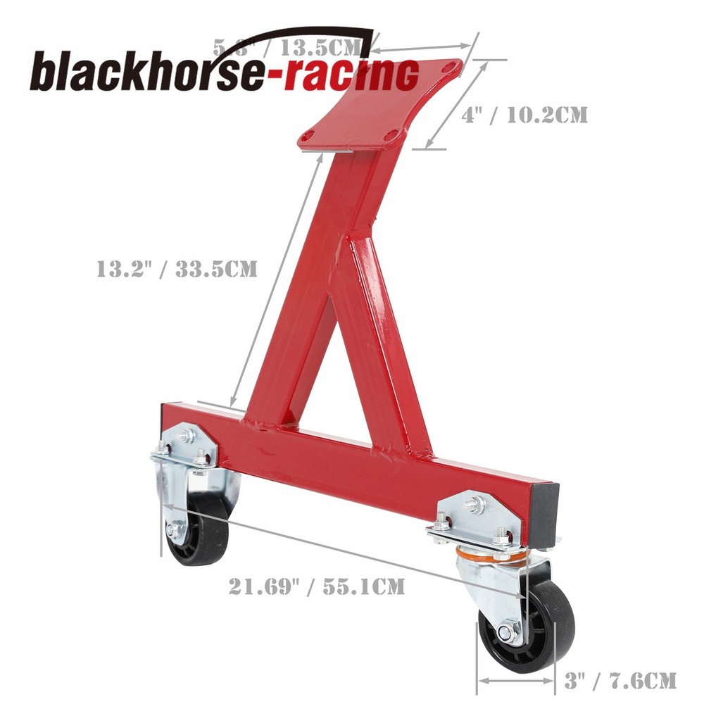 For Chevy LS1 LS2 LS3 LS6 Engine Storage Stand w/ Casters Red