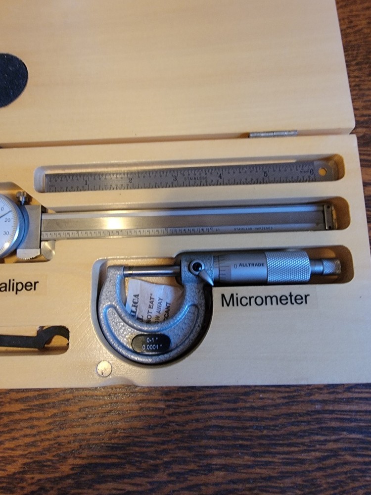 Alltrade micrometer dial caliper tool set