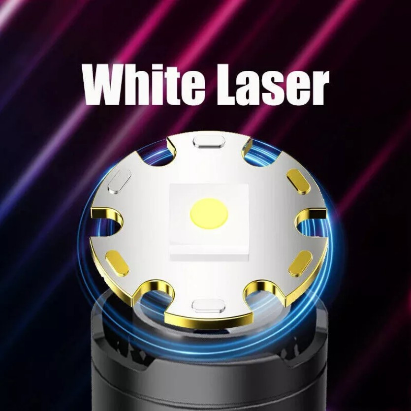 350000000 Lumen Super Bright LED Tactical Flashlight Rechargeable Work Light%#