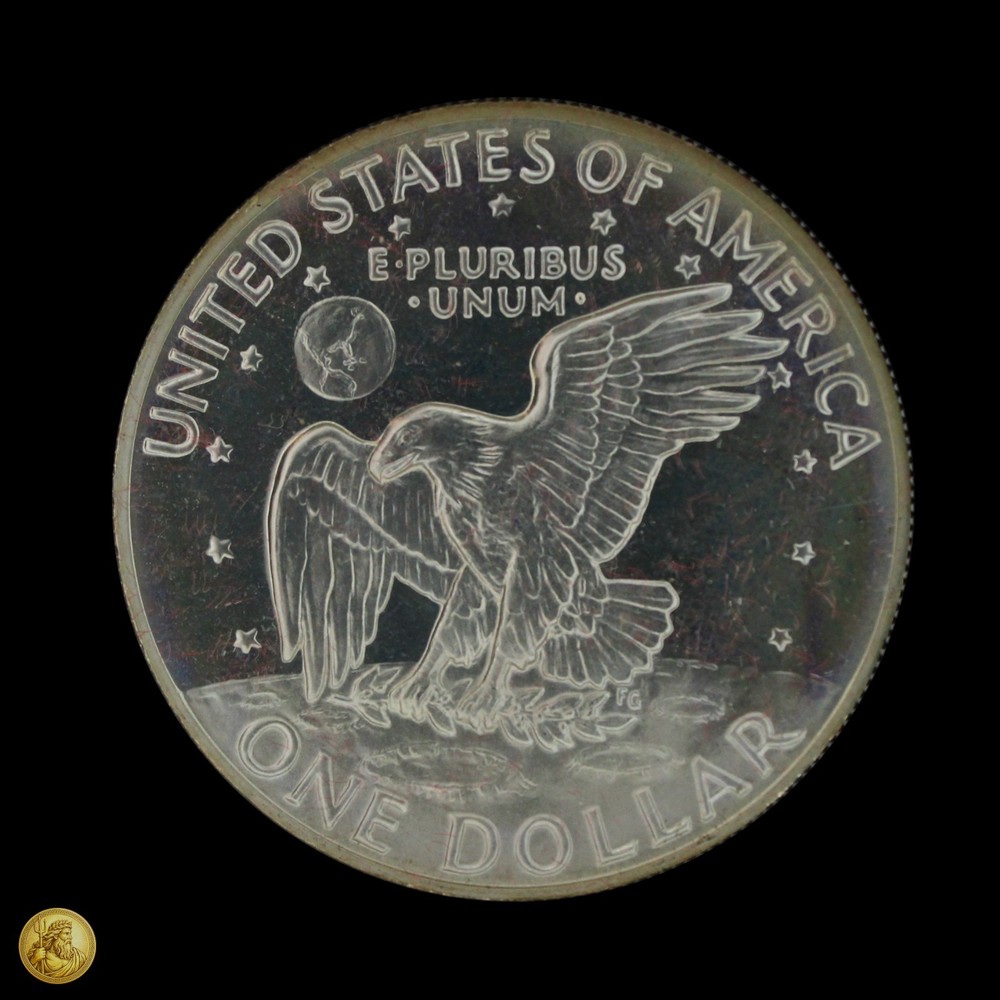1973-S Eisenhower Proof 40% Silver Dollar Coin OGP -E487