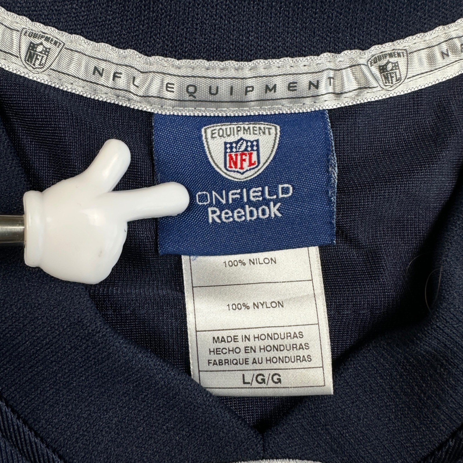 ON FIELD Reebok Chicago Bears Devin Hester 23 NFL Jersey Blue MENS LARGE *RARE*