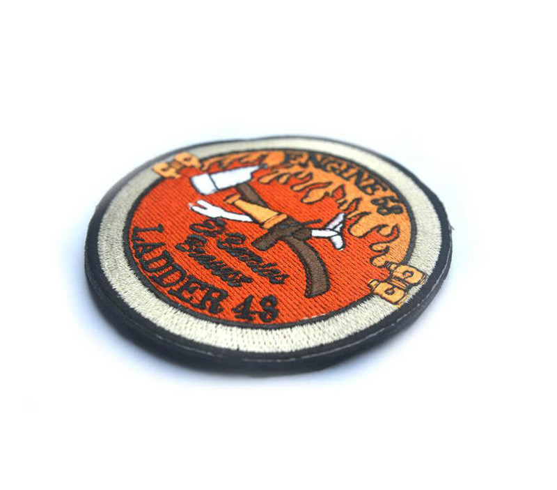 Warrior Red Wing Fireman Engine 53 Ladder 43 Lone Survivor Hook Patch Badge