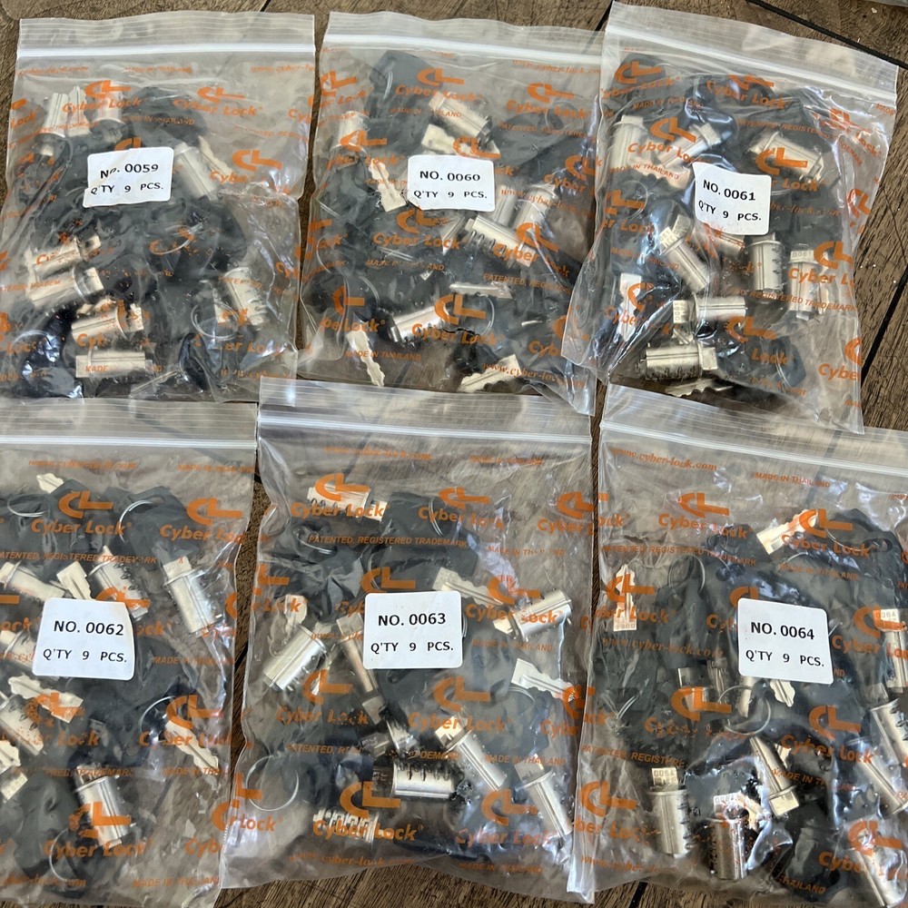 Cyber Lock M1 CC Replacement Cylinder With 2 Keys Random Codes