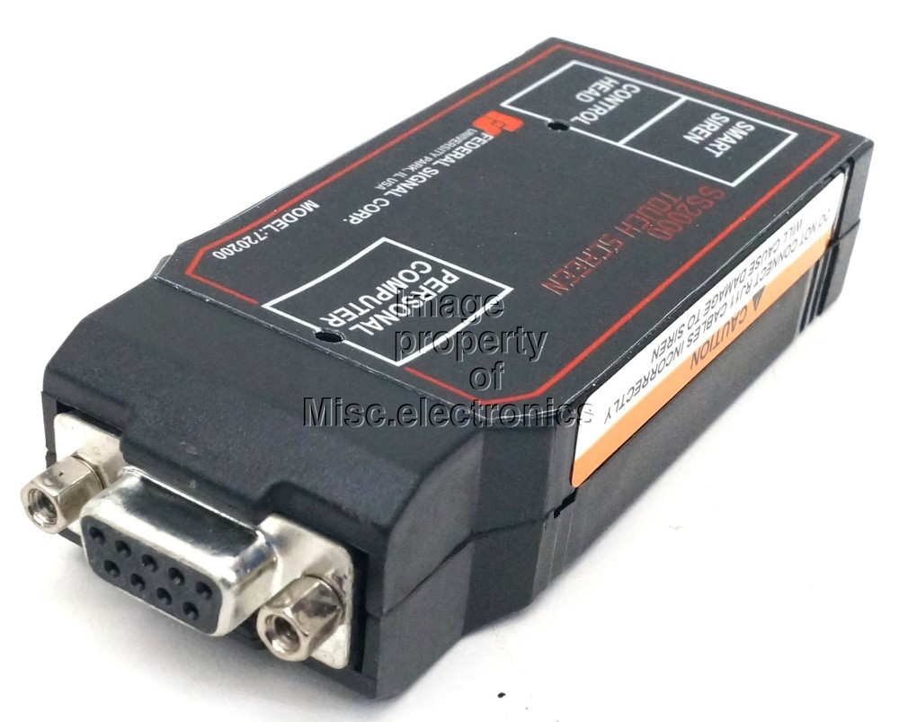 Federal Signal SS2000 APX Light Interface Kit IK-C1F Touch Screen A