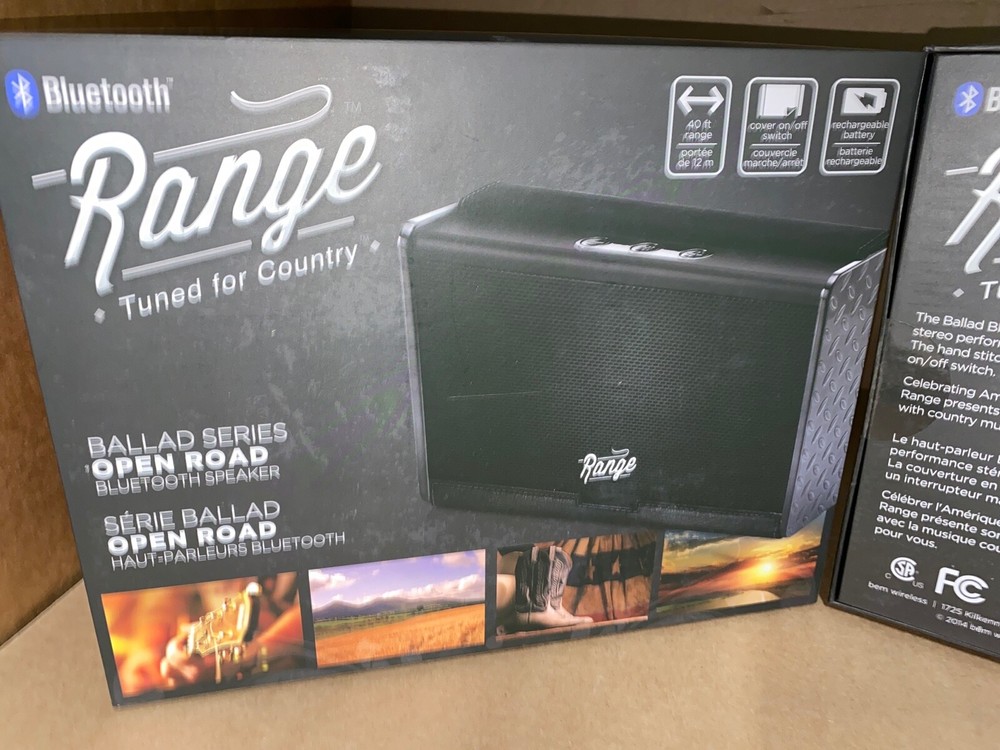 BEM Wireless Ballad by Range Bluetooth Leather Speaker HL2317 NEW SEALED✅❤️️✅❤️️