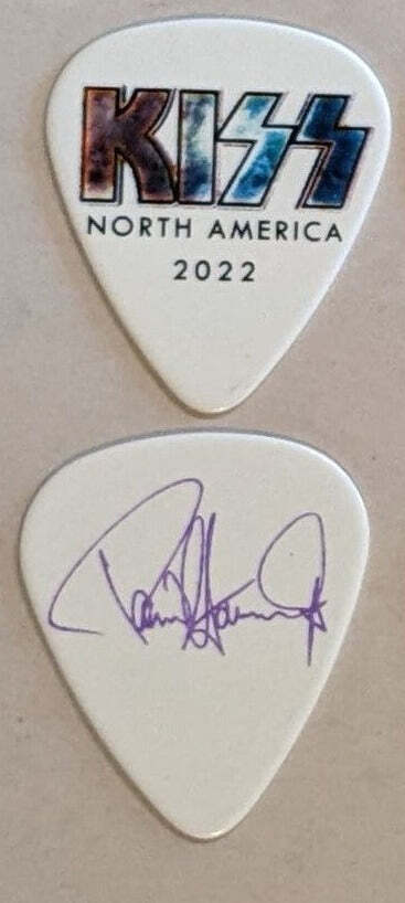 KISS 2022 End of the Road USA NORTH AMERICA Tour LOGO Guitar Picks