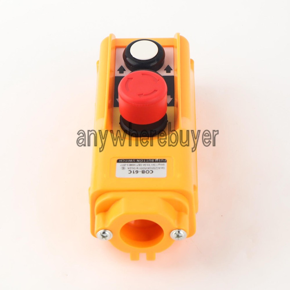 ONE COB-61C COB Crane Hoist Control Button switch Single speed NEW