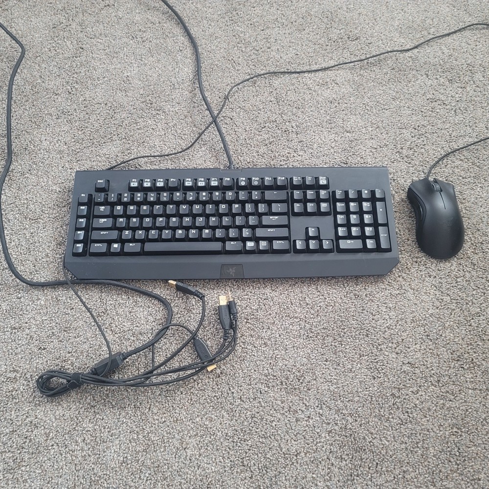Razer BLACKWIDOW keyboard and DEATHADDER mouse bundle (2014 2013)