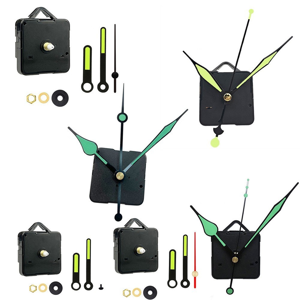 Silent Quartz Clock Movement with Easy Installation and Luminous Features