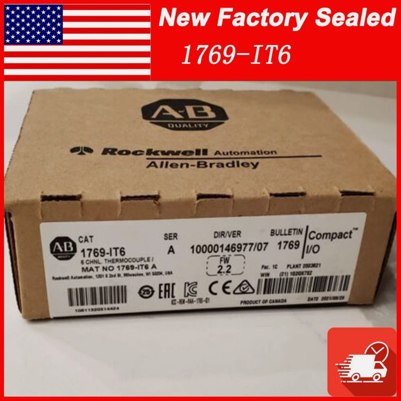 5PCS AB 1769-IT6 SER A version 2.2 CompactLogix Input Module For VIP!