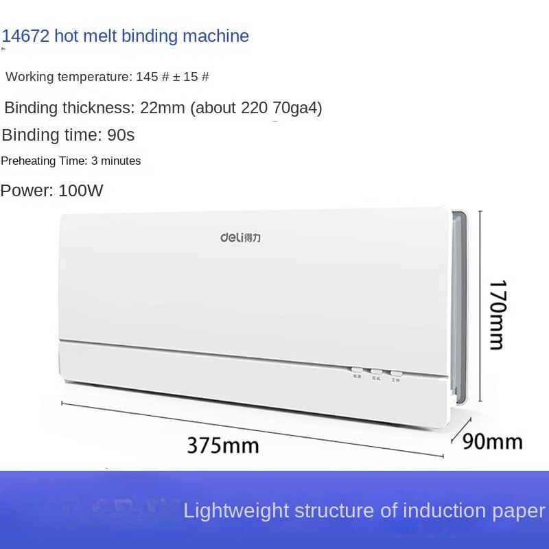 Automatic Wireless Hot Melt Binding Machine Gluing Machine Binding Machine