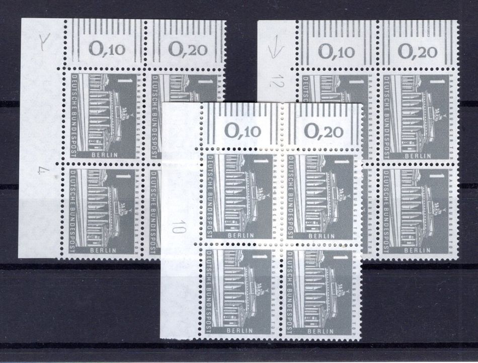 Berlin 140DZ Versch.dz MNH Mint (AA5451
