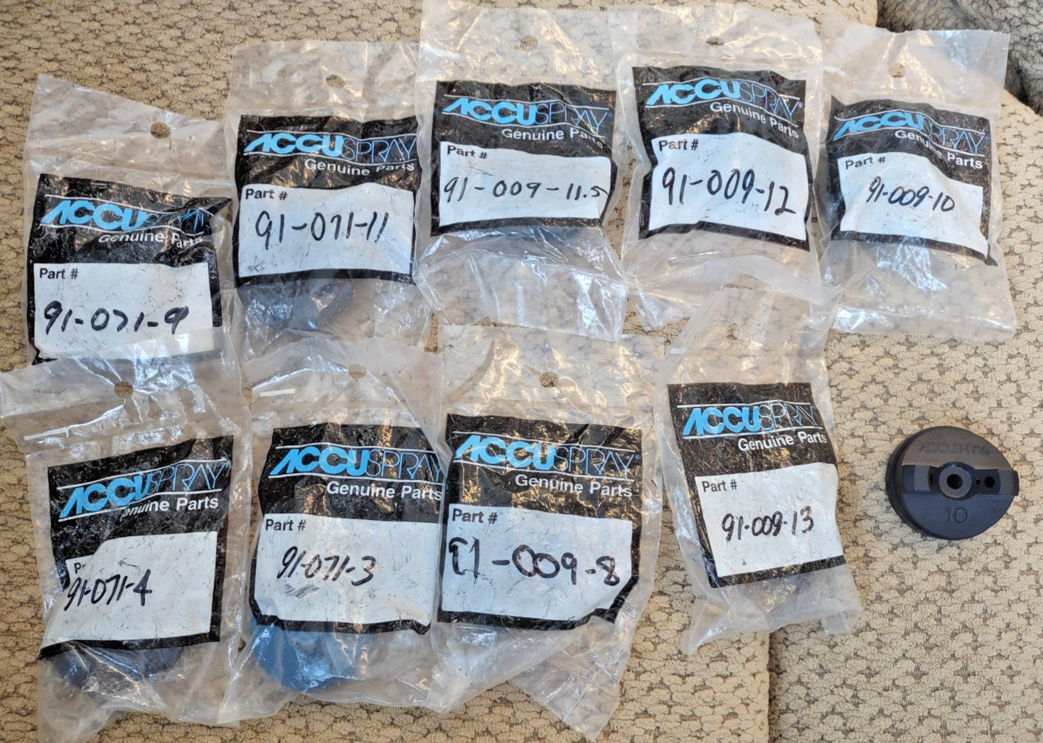 New OEM Accuspray Air Caps Tips Nozzles for 3M ACCUSPRAY SPRAY GUNS YOU PICK