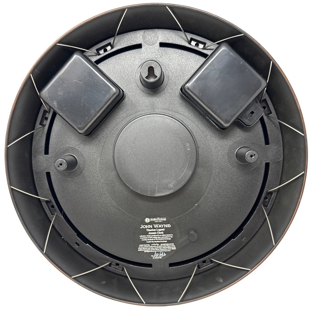 Limited Edition John Wayne Timeless Legend Atomic Wall Clock Rare