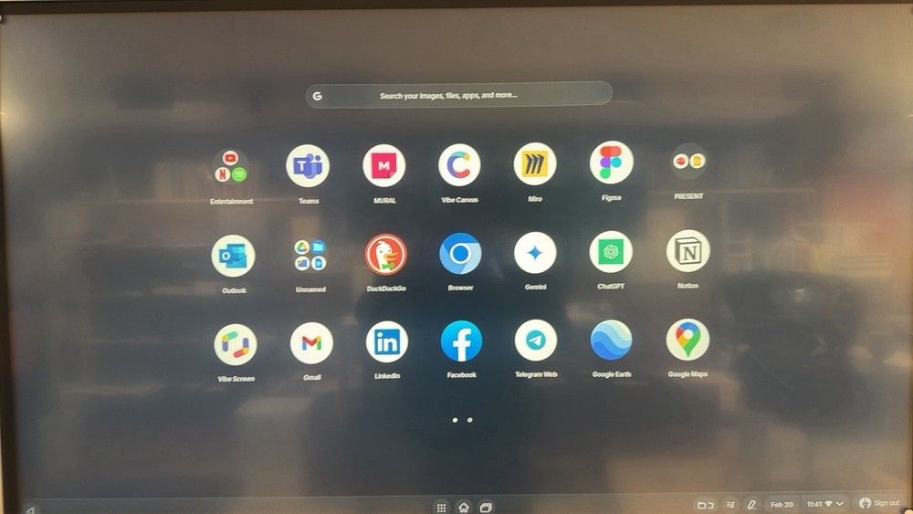 Vibe Interactive Smartboard Digital Display with Stand & Integrated Apps