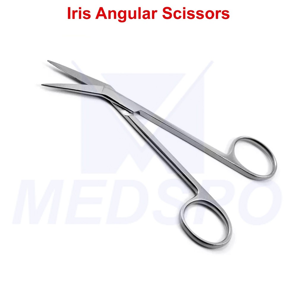 Dental Iris Angular Gum Scissors Suture Dissecting Surgical Ophthalmic Shears CE