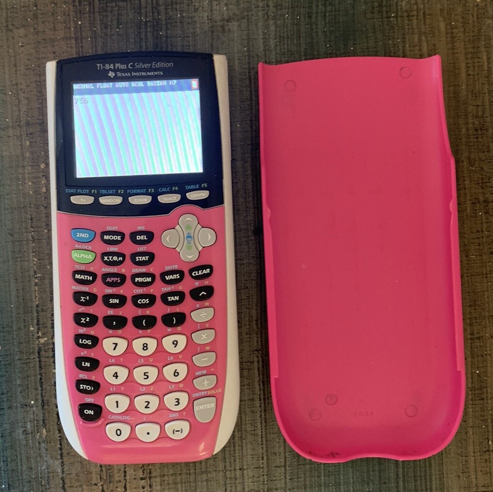 Texas Instruments TI-84 Plus C Silver Edition Grey Graphing Calculator Tested