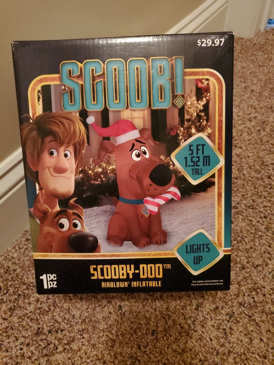 SCOOBy Doo with Bone, Airblown Inflatables 5 Foot Christmas Puppy NIB