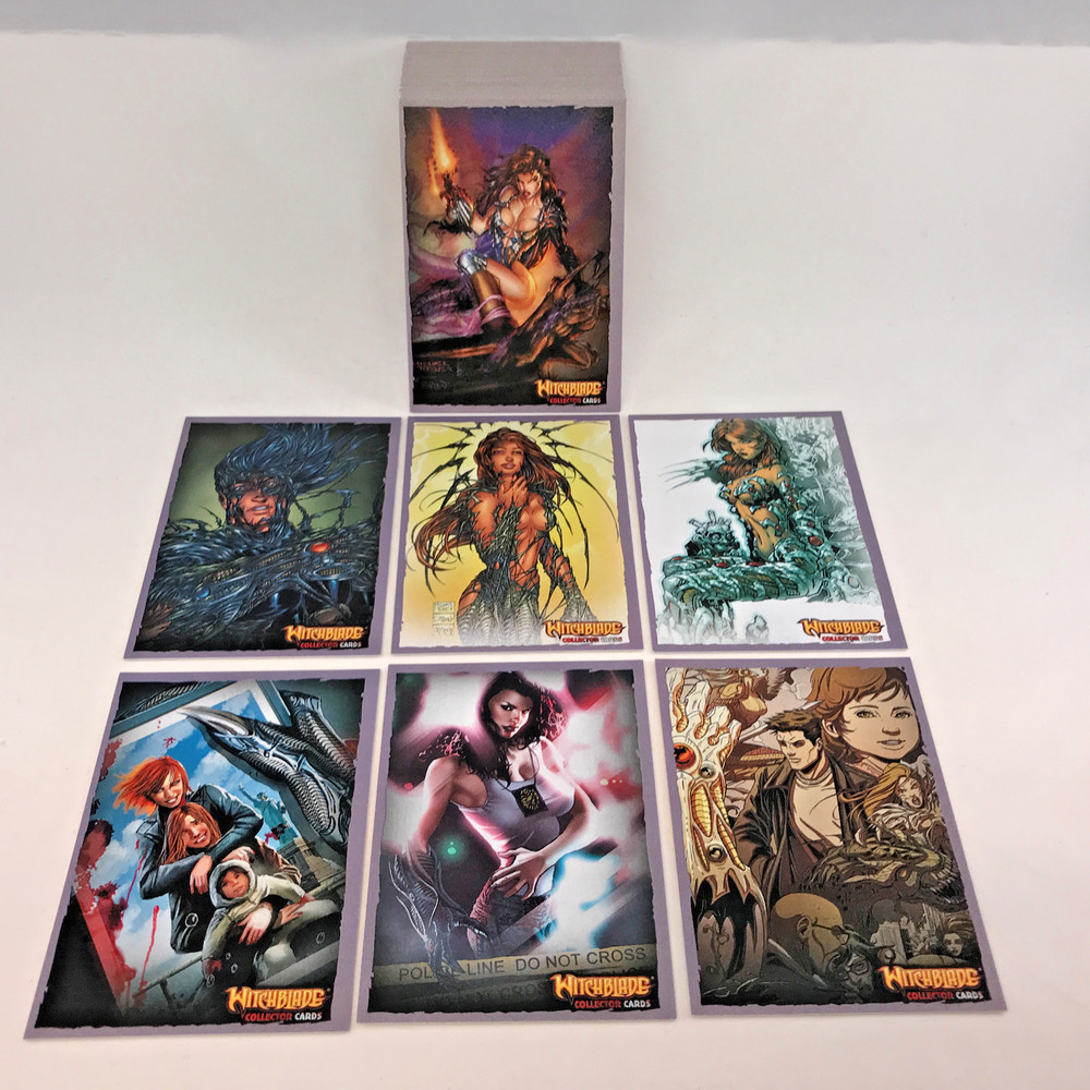 WITCHBLADE (Breygent 2014) Complete PURPLE BORDER PARALLEL CARD SET (72)