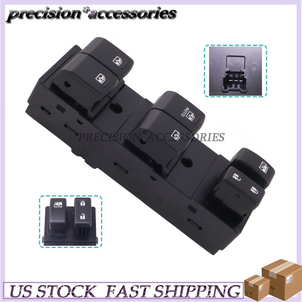 Left Front Master Window Switch Black For 2014-2018 83071SG010 Subaru Forester