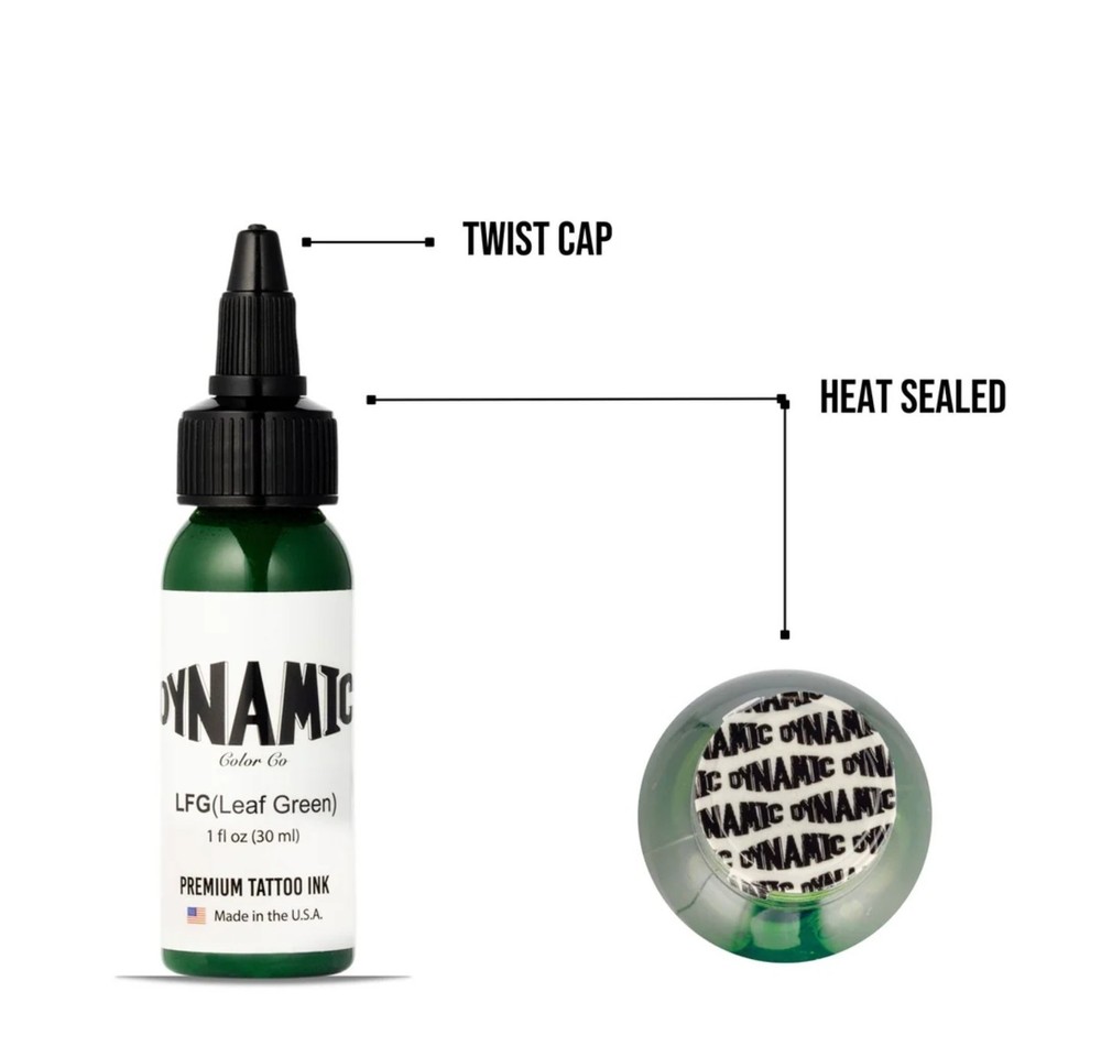 Dynamic Tattoo Ink LeafGreenDynamic Tattoo Ink LeafGreen
