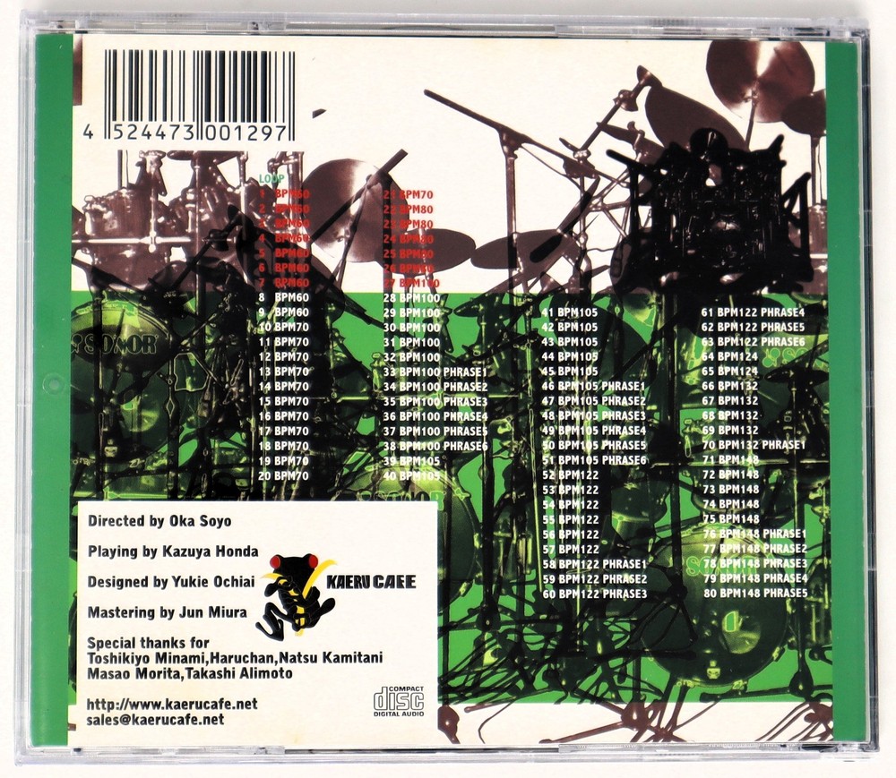 Kaeru Cafe Drum Point 4 Funk Sample Library/Sound Library/Sampling CD 1990s
