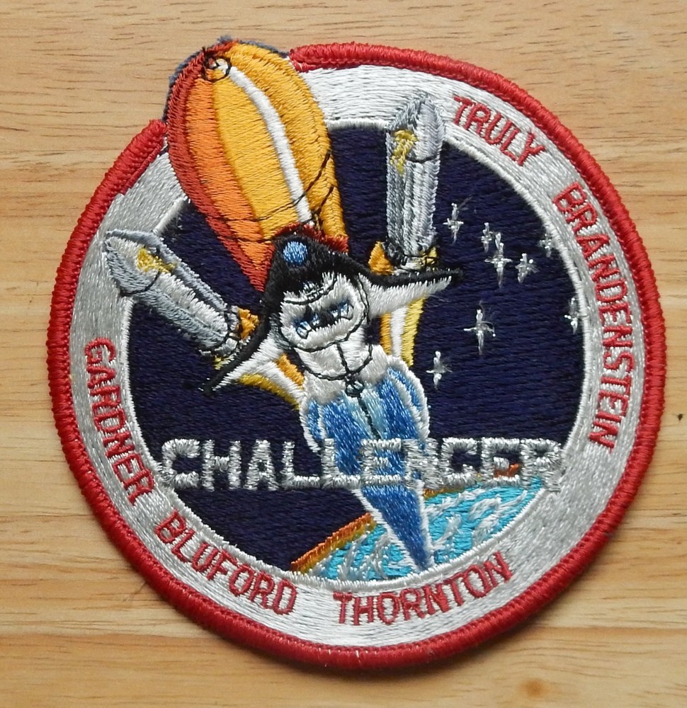 NASA 1983 STS-8 Space Shuttle Challenger Sew-On Patch, 4"