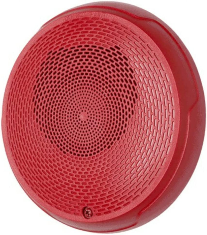 System Sensor SPCRL Red L-Series Ceiling-Mountable Speaker