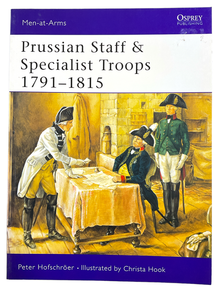 French British Napoleonic Prussian Staff Specialist Troops Osprey Reference Book