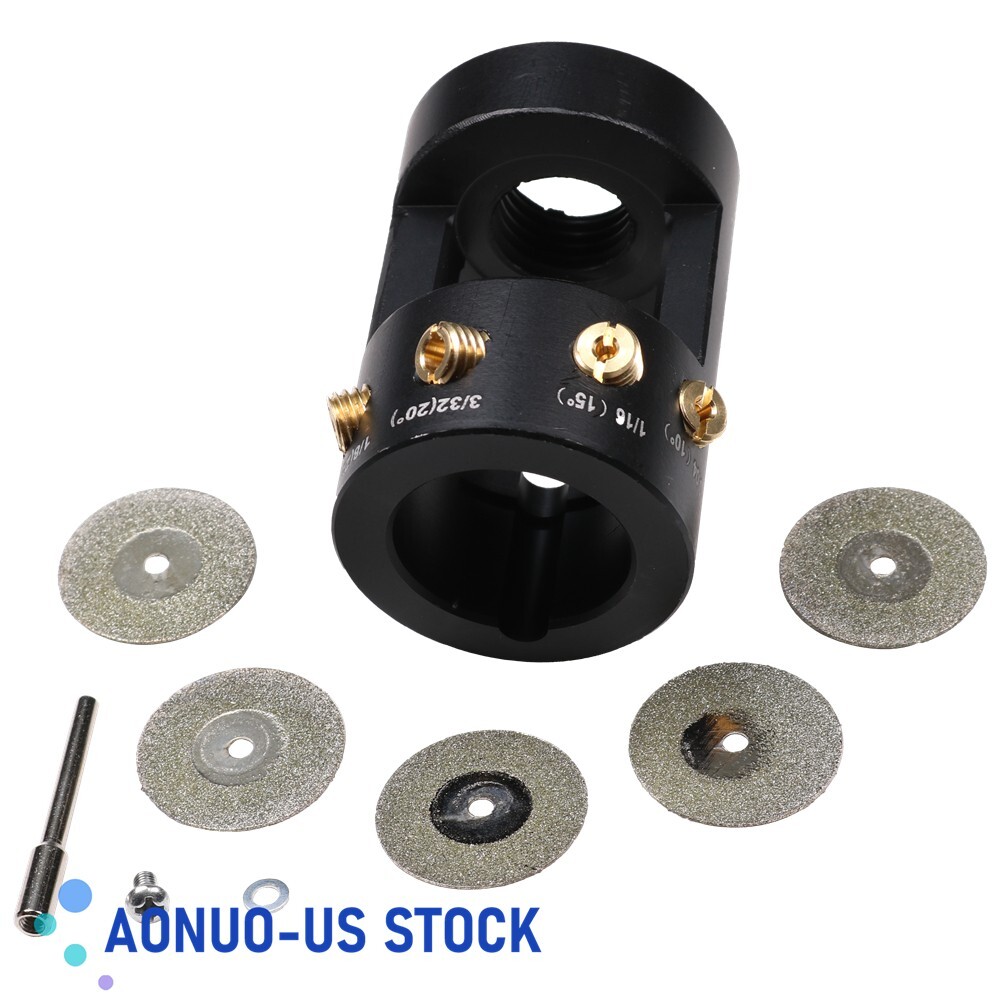 Tungsten Grinder Fits TIG Welding W/ Sharpener Multi-Angle & Offsets Head Tool