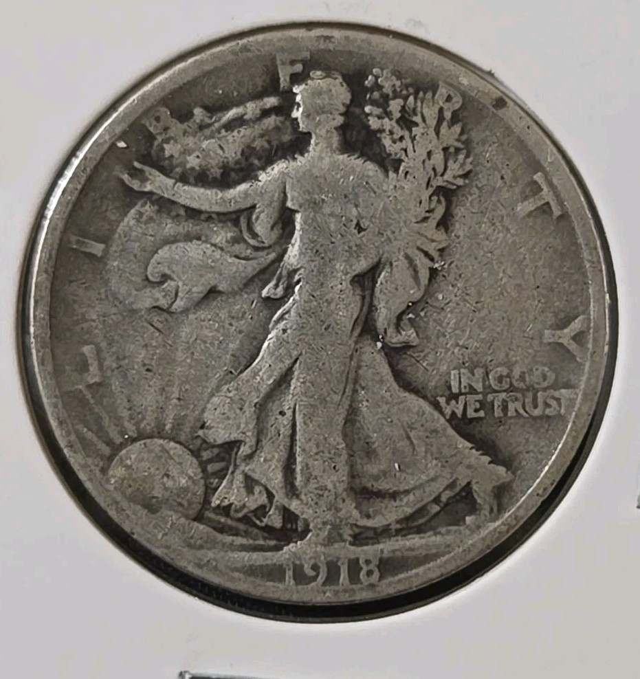1918-P Walking Liberty Half Dollar
