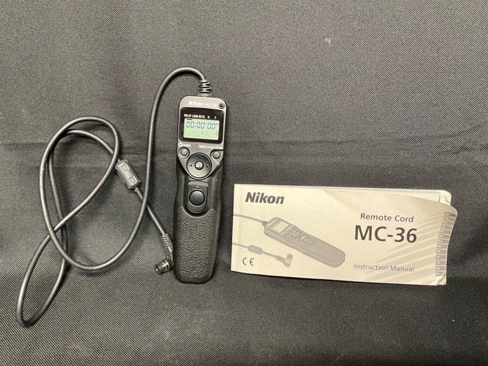 Nikon MC-36 Remote Camera Shutter Control w/ Instruction Book, Works Great!!