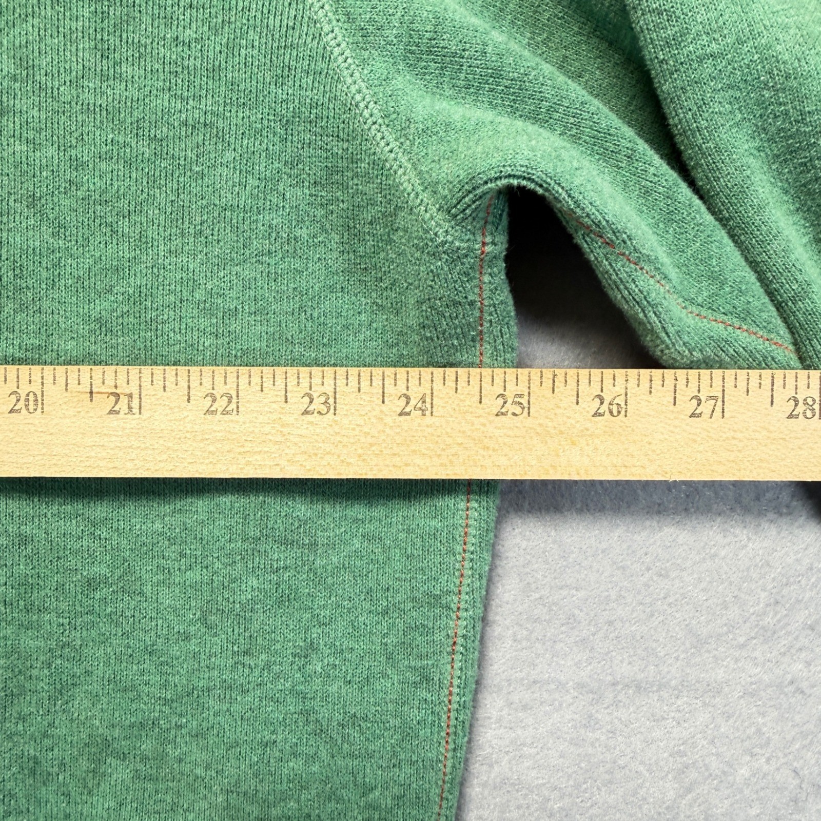 Tommy Bahama Mens Quarter Zip Pullover Sweater Heather Green Mock Neck XL