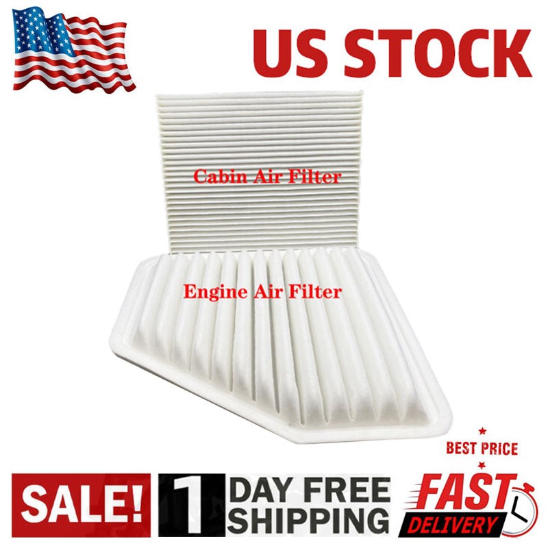 🔥Combo Set Engine Cabin Air Filter For Toyota Camry Venza Rav4 Vibe Scion xB tC