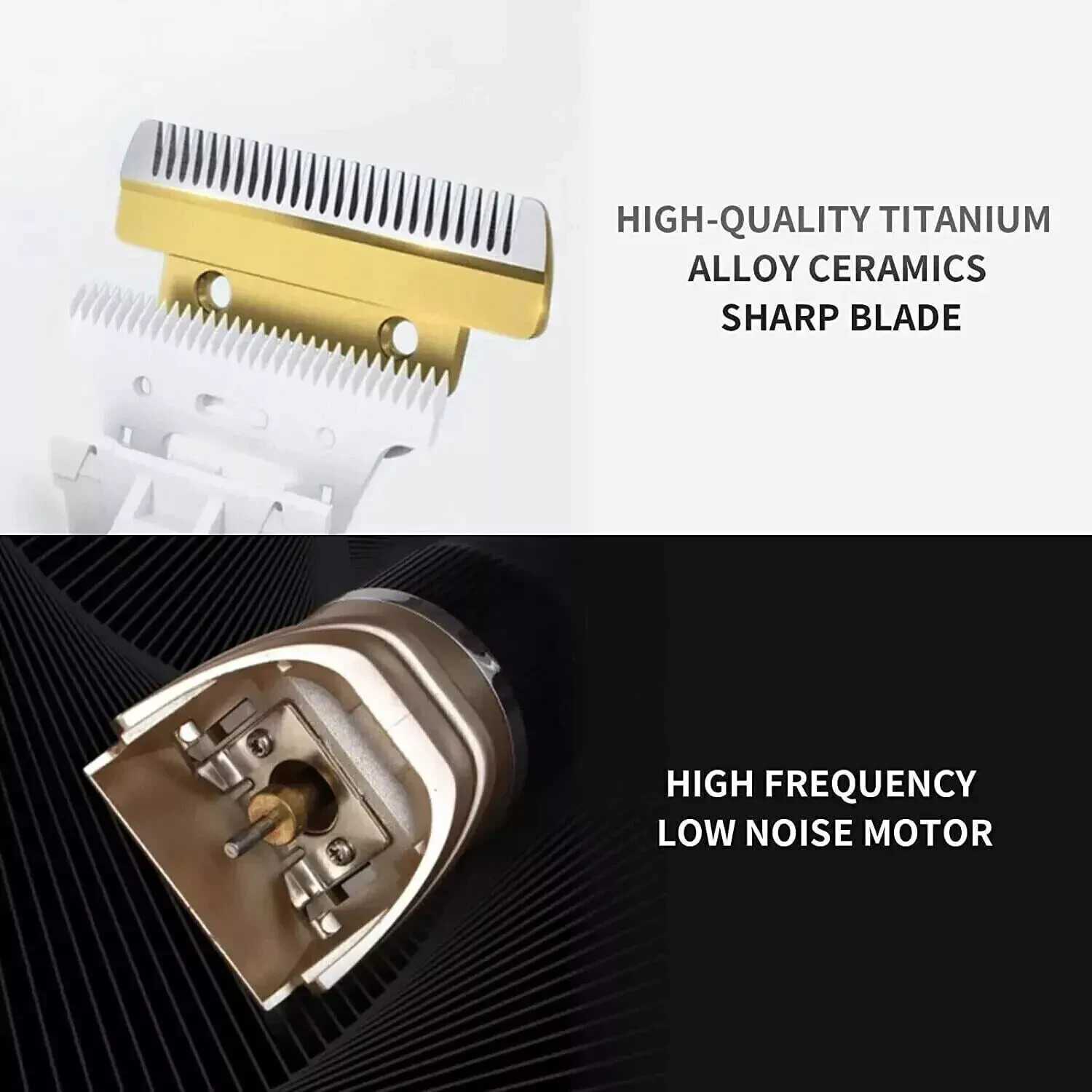 Dog Cat Pet Grooming Kit Rechargeable Cordless Electric Hair Clipper Trimmer Set