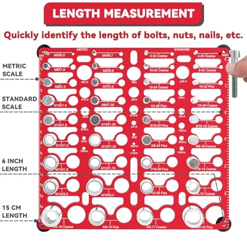 55 Thread Checker - Nut and Bolt 55 Thread Checker - Lightweight & Portable