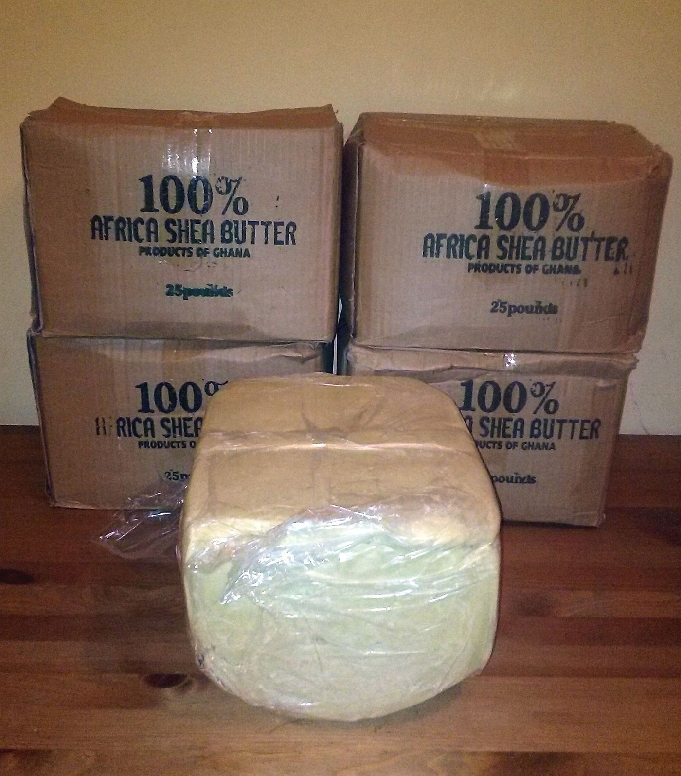 100% RAW AFRICAN SHEA BUTTER Unrefined Organic Pure GHANA Choose SIZE And COLOR