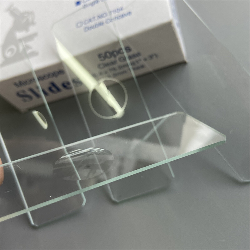 5pcs Reusable Laboratorial Single Concave Liquid Blank Microscope Glass Slides
