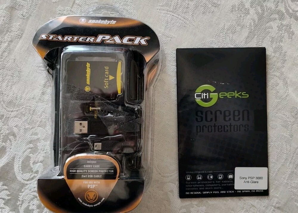 PSP Snakebyte Starter Pack & Screen Protector